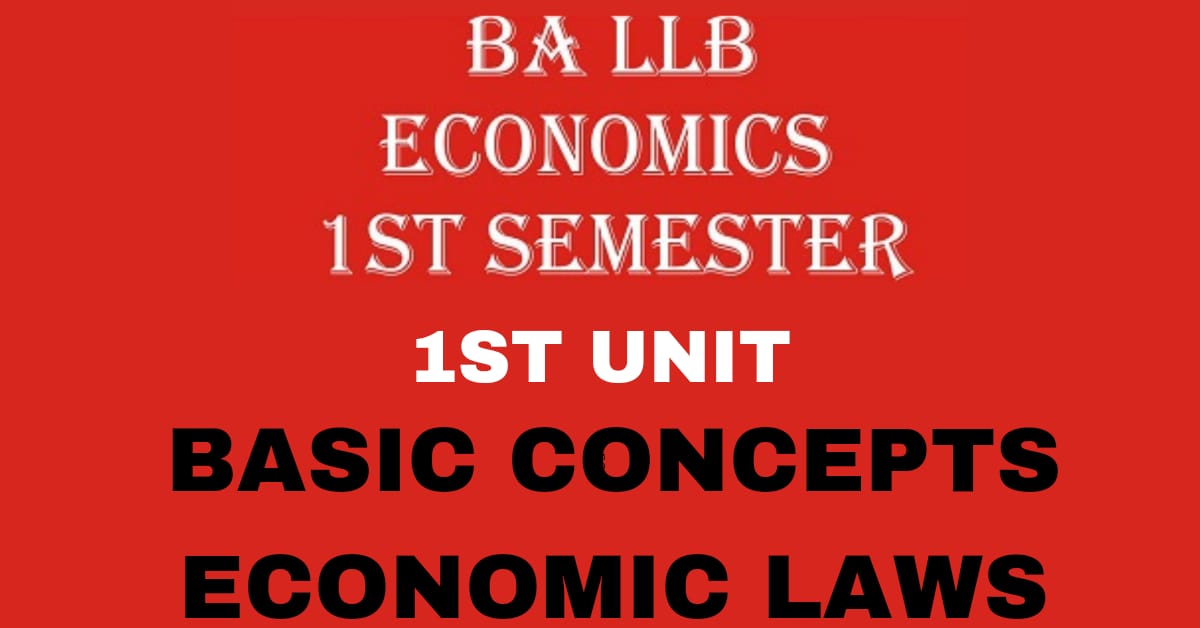 What is Economic laws? Explain its nature and features.