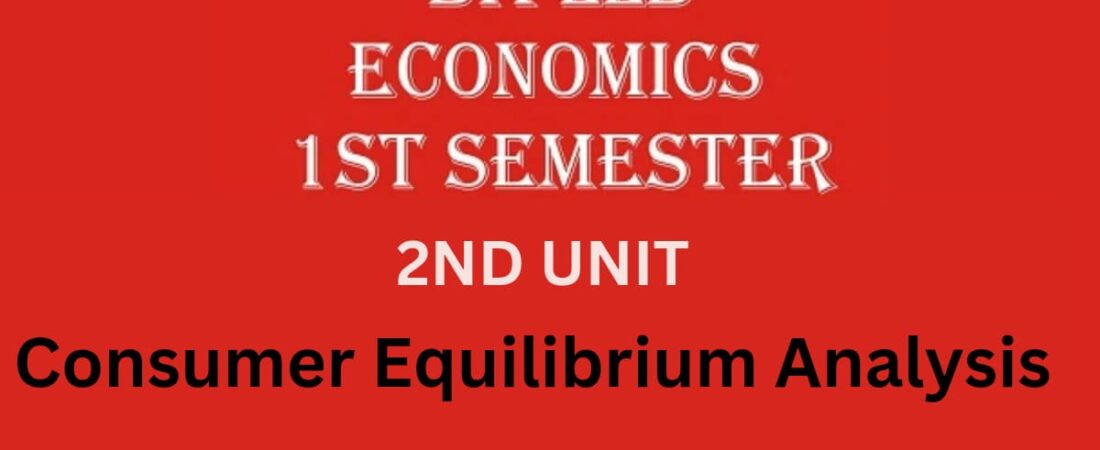 Explain the Concept of Consumer Equilibrium under indifferent analysis?