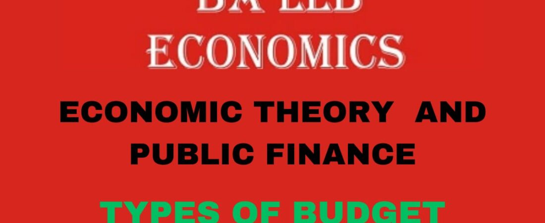 What is Budget? Explain the types of budget?