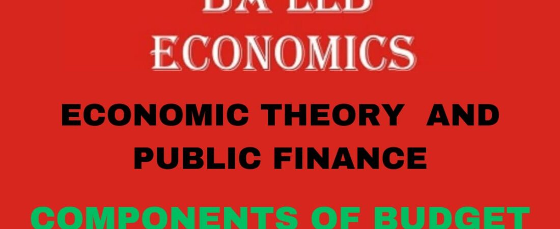 Define Budget? explain the components of budget.