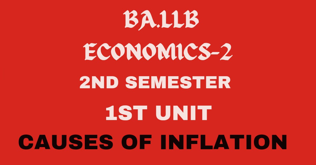 What is Inflation? Explain its causes?