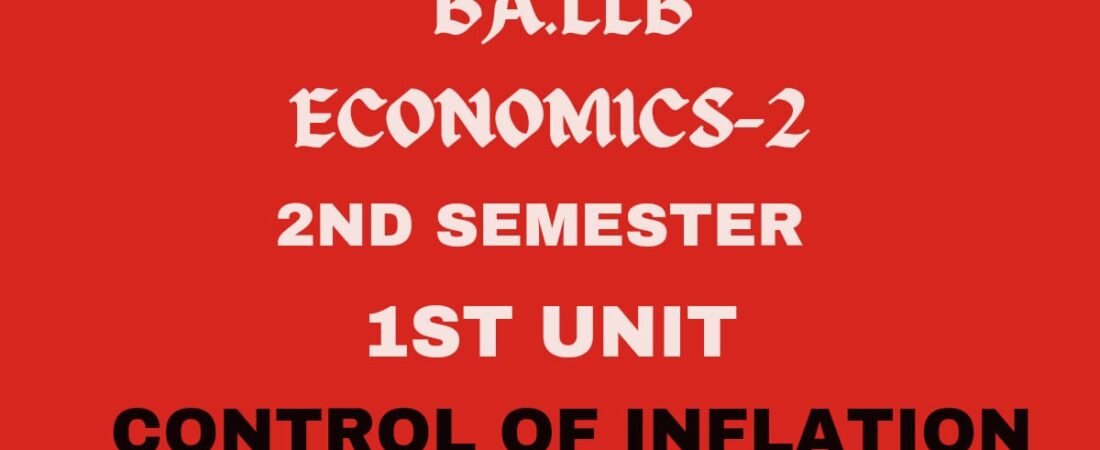 Explain the measures to control Inflation.