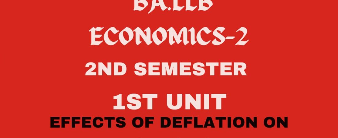 What is Deflation? explain its effects on production.