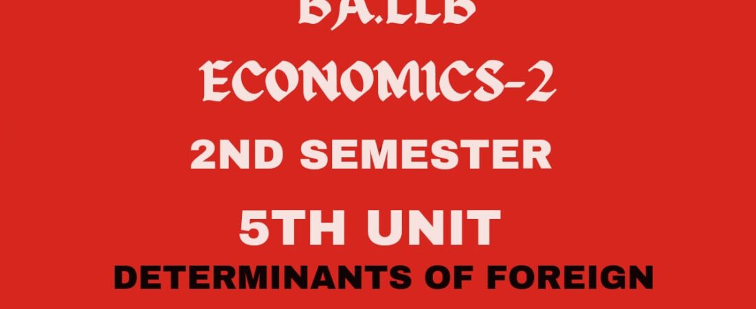 What is Foreign Exchange Rate? Explain its factor determinants.